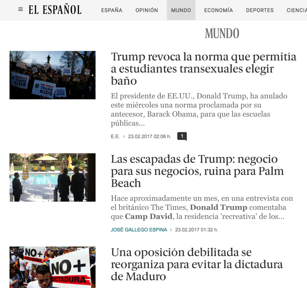 El Espanol Page