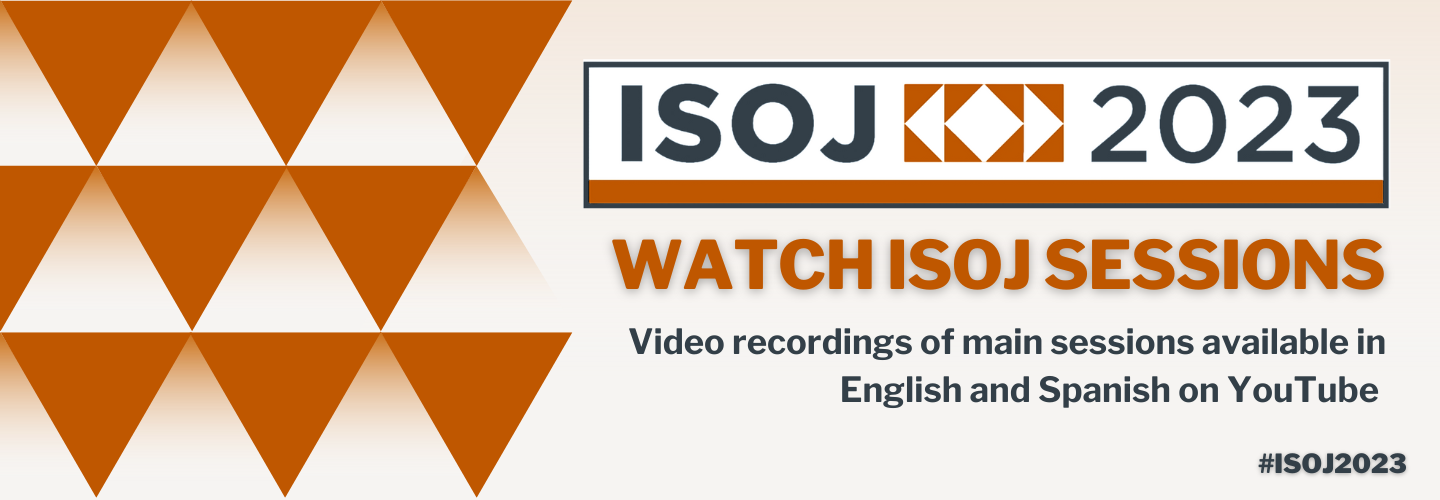 Watch ISOJ Sessions on YouTube