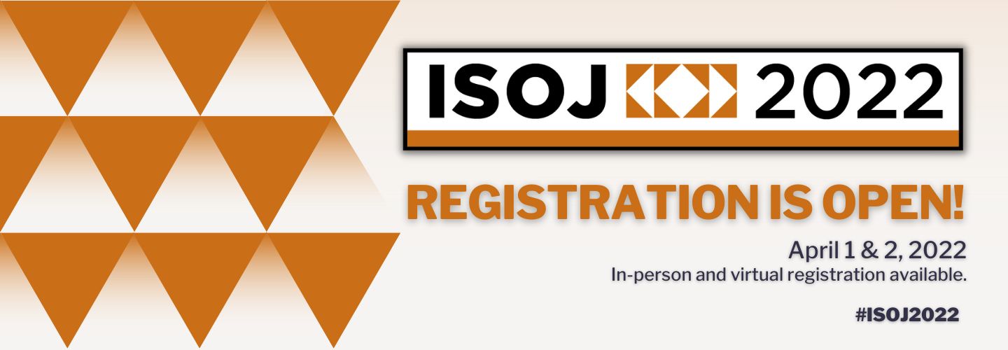 _ISOJ2022 Registration is Open Website Header