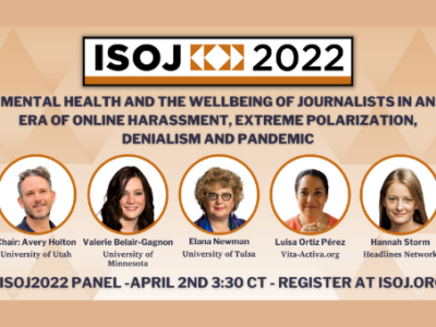 Speakers for mental health panel at ISOJ 2022