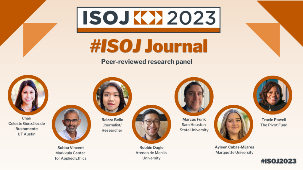 Research Panel ISOJ 2023