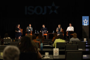 Panel discusses artificial intelligence at the 25th ISOJ.