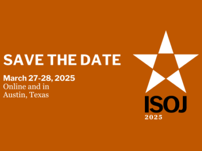 Save the Date, ISOJ is March 27-28, 2025
