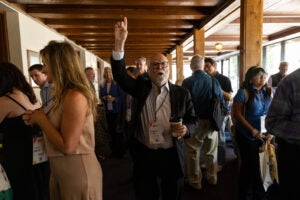 Rosental Alves at the 27th International Symposium on Journalism at the Texas Union on Thursday, Sept. 17, 2026. Patricia Lim/Knight Center